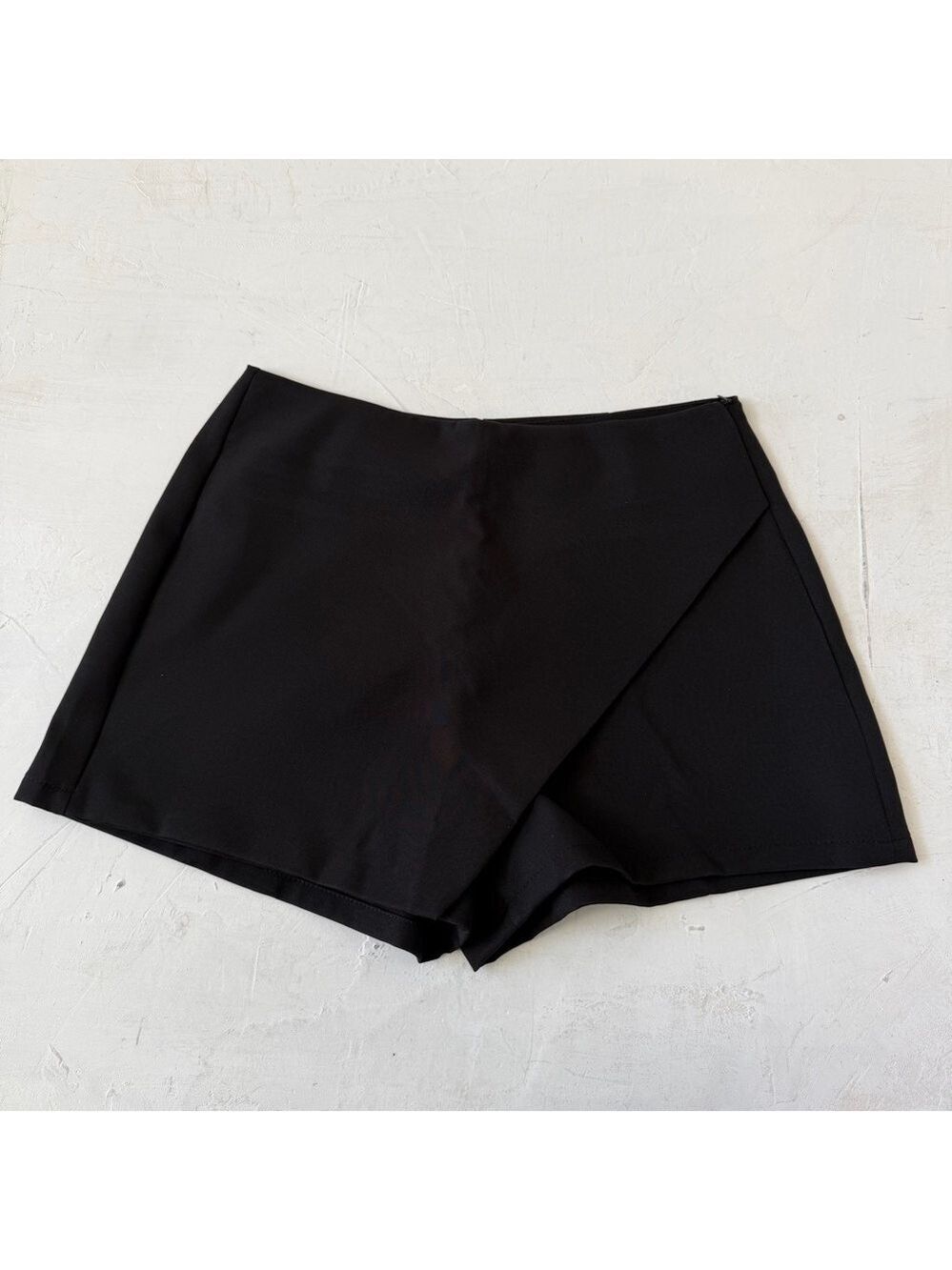 Black Asymmetrical Skort Size M NWOT
